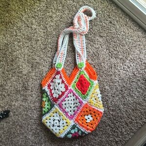 Handmade crochet purse